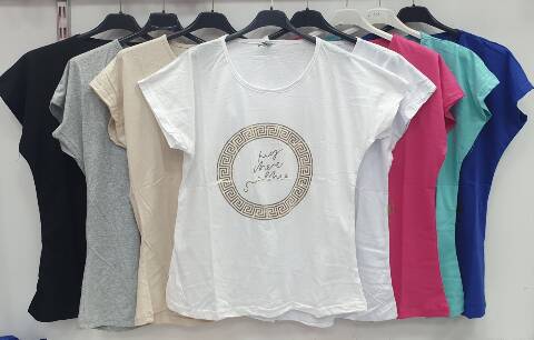 Bluzka damskie 4383 Mix kolor 2XL-4XL