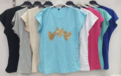 Bluzka damskie 4389 Mix kolor 2XL-4XL