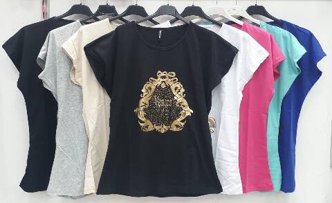 Bluzka damskie 4391 Mix kolor 2XL-4XL