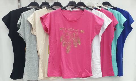 Bluzka damskie 4393 Mix kolor 2XL-4XL