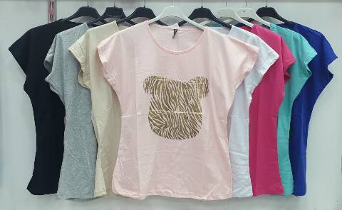 Bluzka damskie 4394 Mix kolor 2XL-4XL