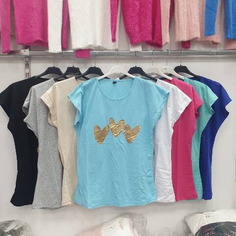 Bluzka damskie 4398 Mix kolor 2XL-4XL