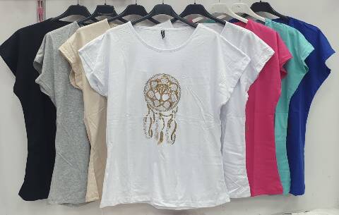 Bluzka damskie 4399 Mix kolor 2XL-4XL