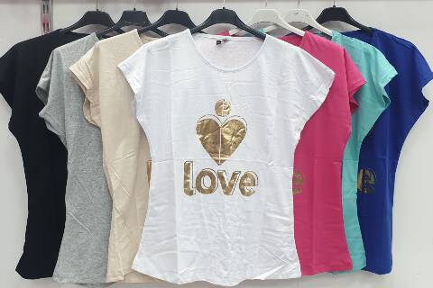 Bluzka damskie 4401 Mix kolor 2XL-4XL