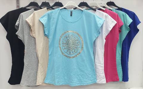 Bluzka damskie 4402 Mix kolor 2XL-4XL