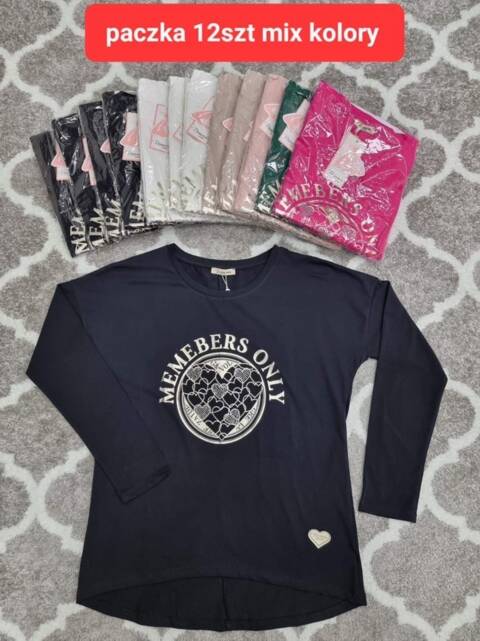 Bluzka damskie 4825 Mix kolor Standard