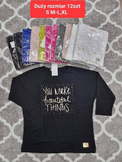 Bluzka damskie 4833 Mix kolor Standard