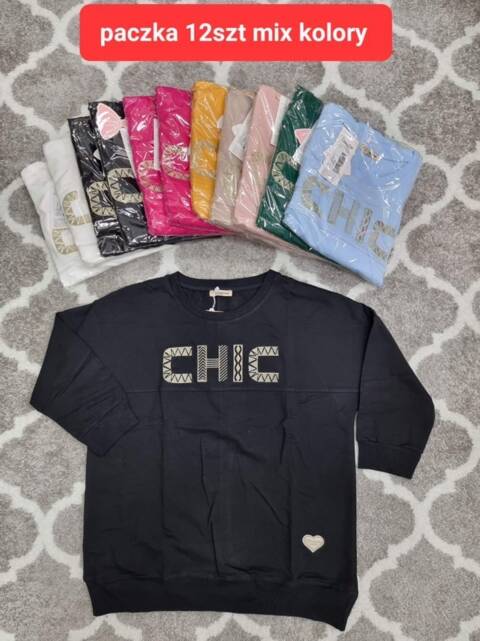 Bluzka damskie 4850 Mix kolor Standard (Towar Tureckie)