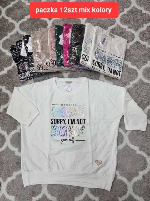 Bluzka damskie 4851 Mix kolor Standard (Towar Tureckie)