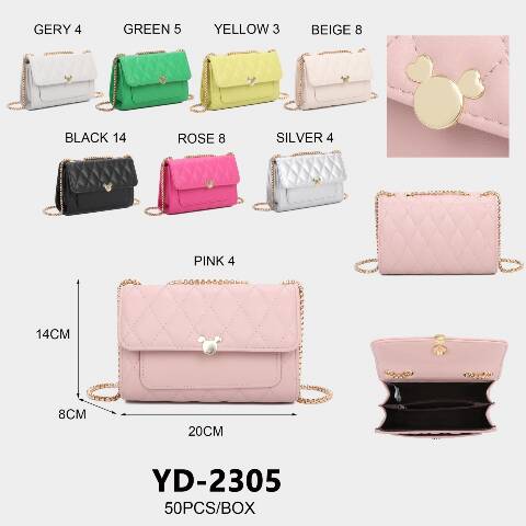 Torebka damskie YD-2305 Mix kolor Standard 