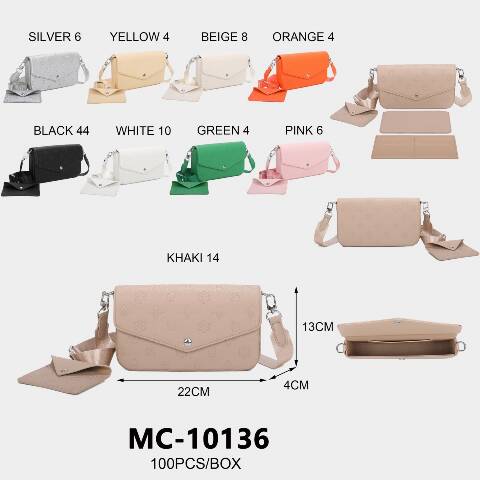 Torebka damskie MC-10136 Mix kolor Standard 