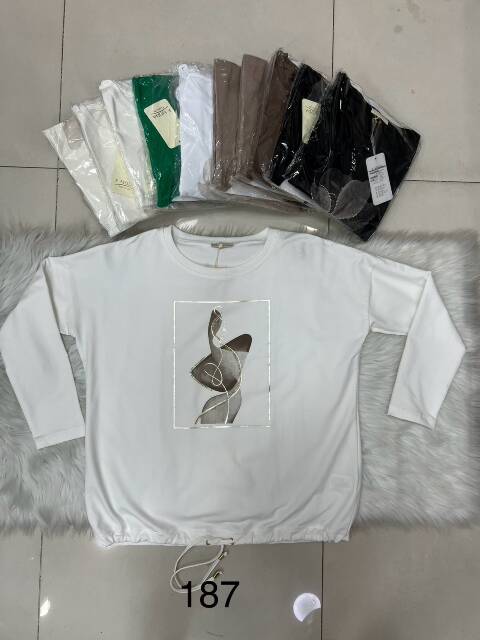 Bluzka damskie 187 Mix kolor S-2XL