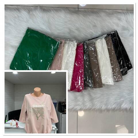 Bluzka damskie 5790 Mix kolor S-2XL 1