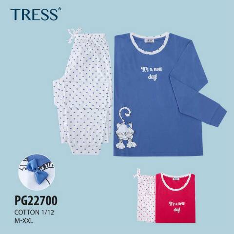 Piżama  damskie PG22700 Mix kolor M-2XL 1