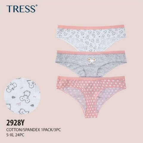 Majtki damskie 2938Y Mix kolor S-XL