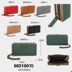 Portfel damskie MD10015 Mix kolor Standard 