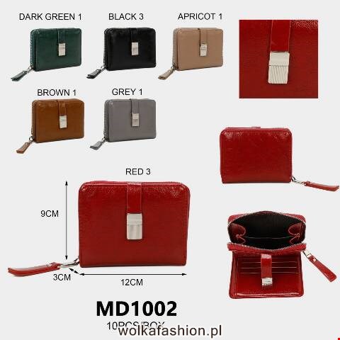 Portfel damskie MD1002 Mix kolor Standard 