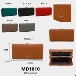 Portfel damskie MD1010 Mix kolor Standard 