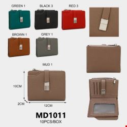 Portfel damskie MD1011 Mix kolor Standard 