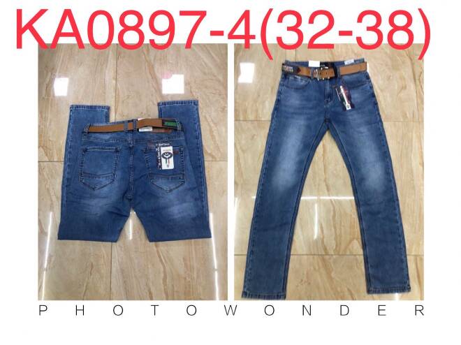 Jeansy męskie KA0897-4 1 KOLOR 32-38