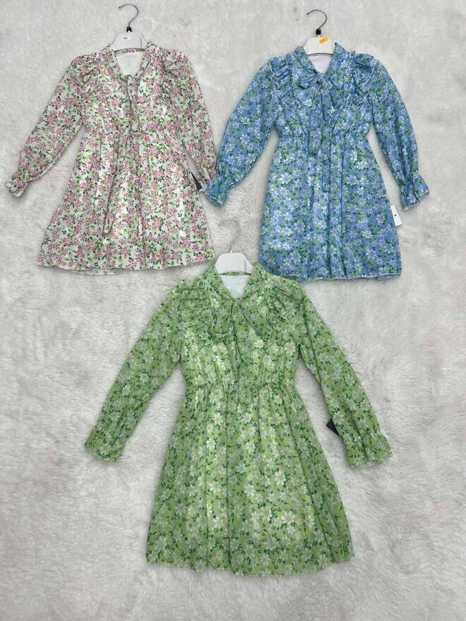 Sukienki dziewczęce 1370 1 KOLOR 4-14 1