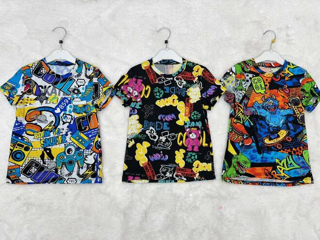 Bluzki dziewczęce 1377 1 KOLOR 4-14