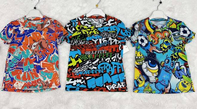 Bluzki dziewczęce 1382 1 KOLOR 4-14