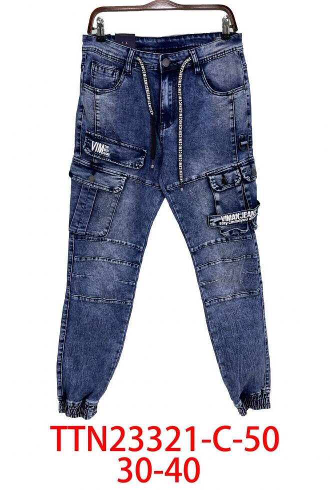 Jeansy męskie TTN23321-C-50 1 KOLOR 30-40 1