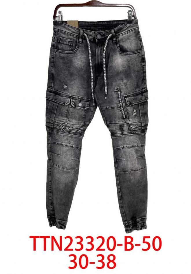 Jeansy męskie TTN23320-B-50 1 KOLOR 30-38 1