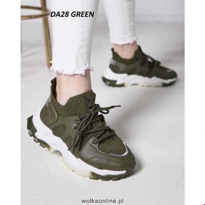 Sportowe damskie DA28 GREEN 36-41