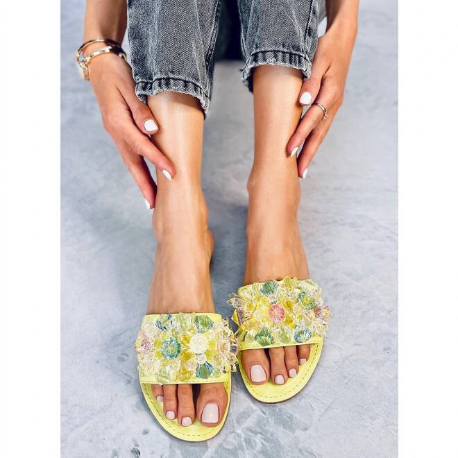 Klapki Damskie 7989 GREEN 36-41