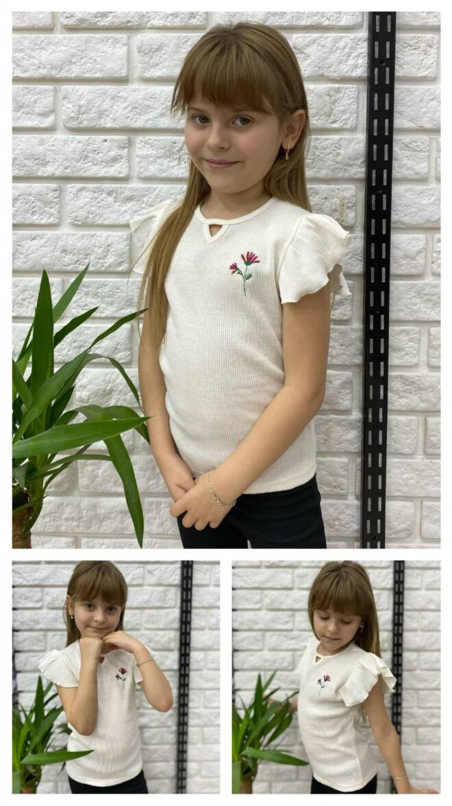 Bluzki dziewczęce 1151 1 KOLOR 2-8 1