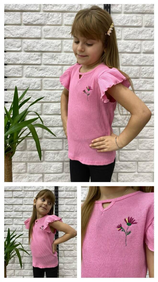Bluzki dziewczęce 1153 1 KOLOR 2-8