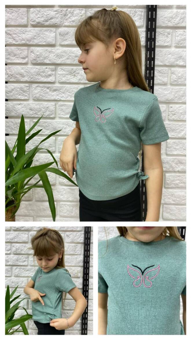 Bluzki dziewczęce 1155 1 KOLOR 2-8 1