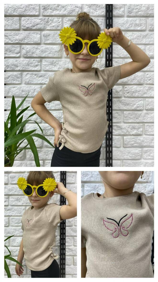 Bluzki dziewczęce 1156 1 KOLOR 2-8 1