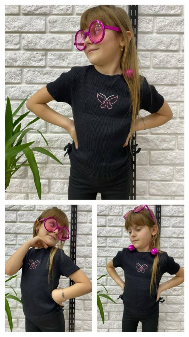 Bluzki dziewczęce 1158 1 KOLOR 2-8 1