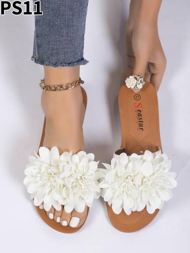 Klapki Damskie PS11 WHITE 36-41