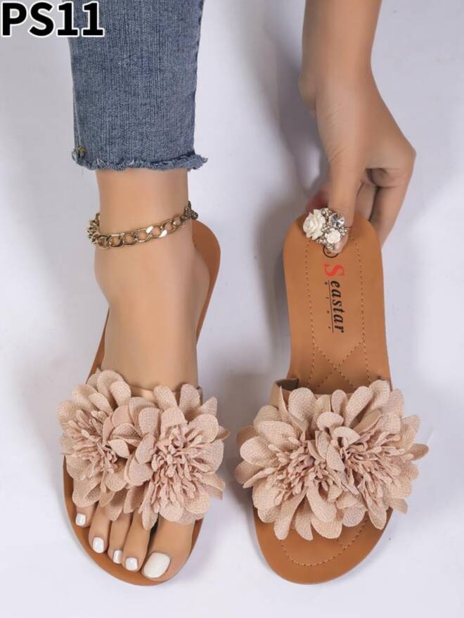 Klapki Damskie PS11 BEIGE 36-41