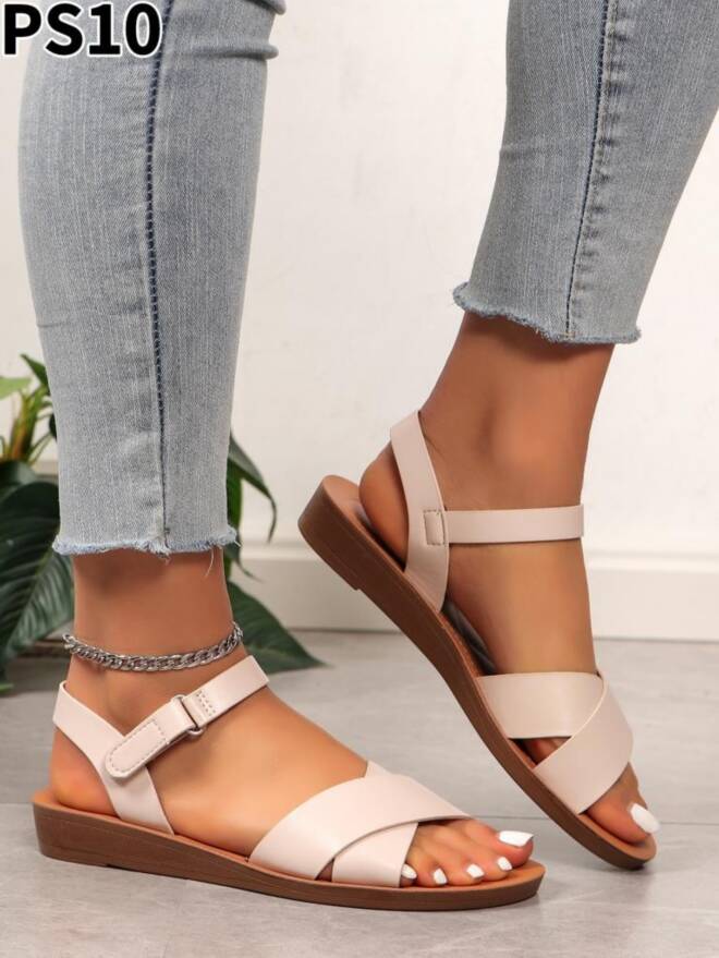 Sandały damskie PS10 BEIGE 36-41 1