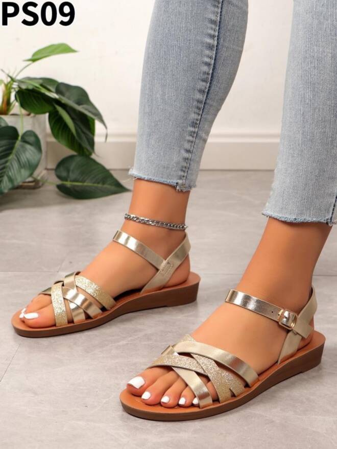 Sandały damskie PS09 GOLD 36-41