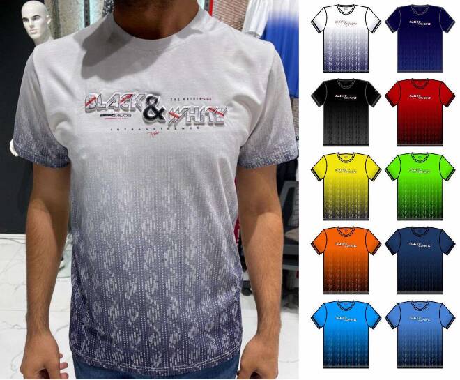 Bluzka męskie 1343 MIX KOLOR M-2XL 1