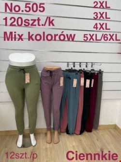 Spodnie damskie 505 Mix kolor 2XL-6XL												
