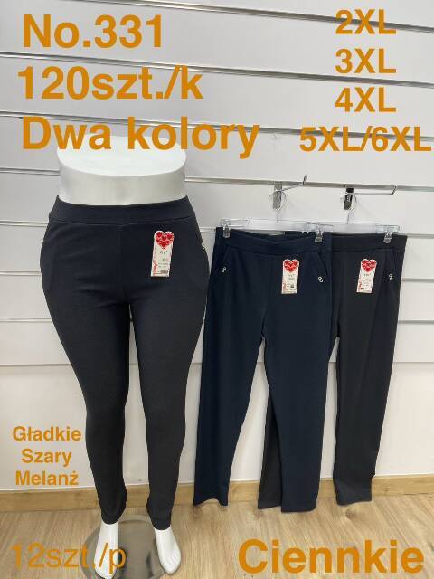 Spodnie damskie 331 Mix kolor 2XL-6XL												