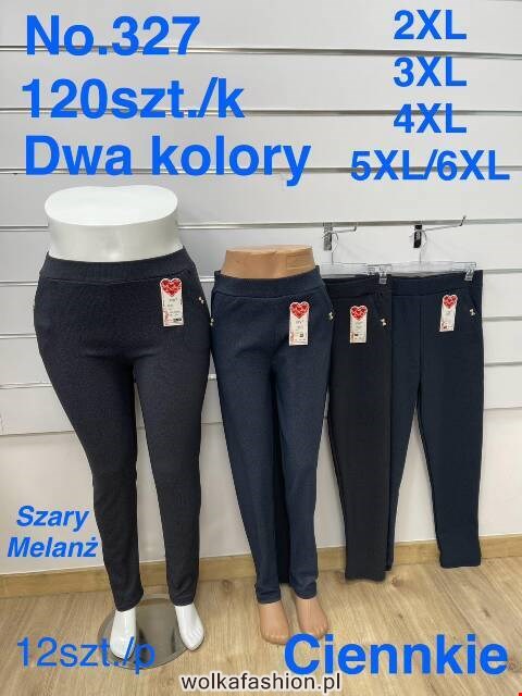 Spodnie damskie 327 Mix kolor 2XL-6XL												