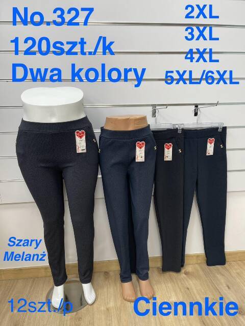 Spodnie damskie 327 Mix kolor 2XL-6XL												 1