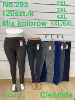 Spodnie damskie 293 Mix kolor 2XL-6XL												