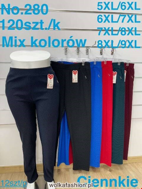 Spodnie damskie 280 Mix kolor 5XL-9XL												