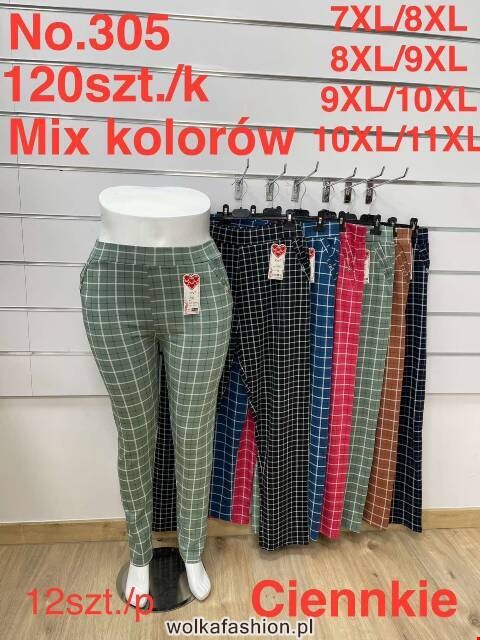 Spodnie damskie 305 Mix kolor 7XL-11XL