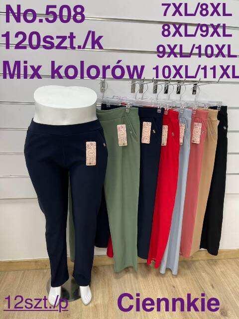 Spodnie damskie 508 Mix kolor 7XL-11XL 1