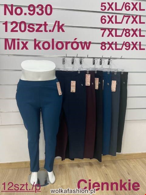 Spodnie damskie 930 Mix kolor 5XL-9XL
